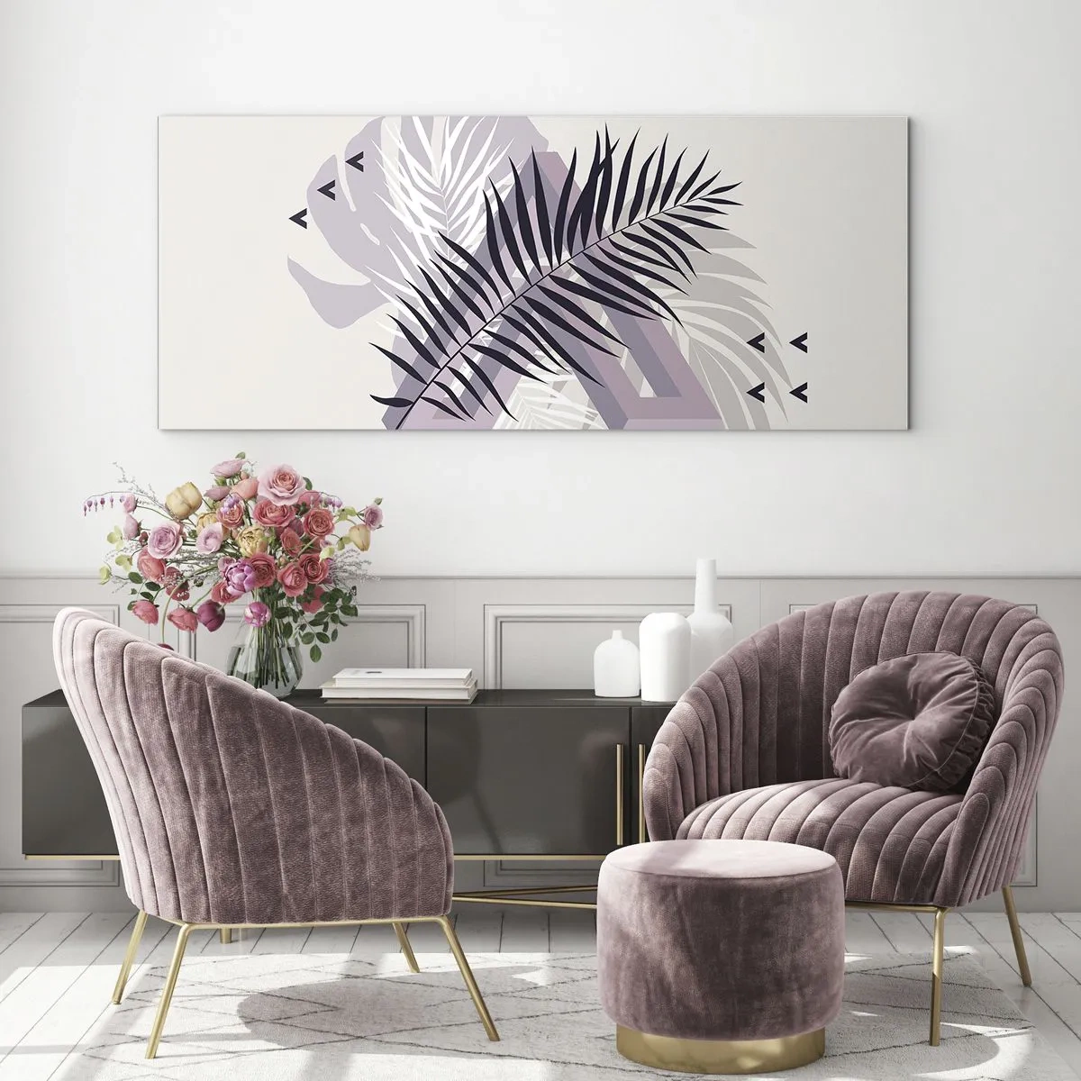 Cuadro sobre vidrio - Impresiones sobre Vidrio - La sombra de una sombra - 100x40 cm