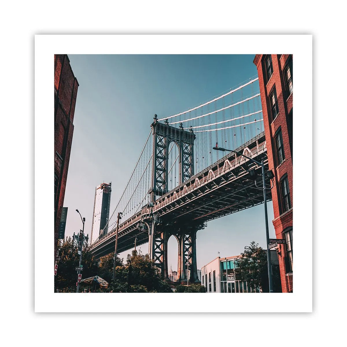 Póster - Sobre el fluir de la ciudad - 50x50 cm