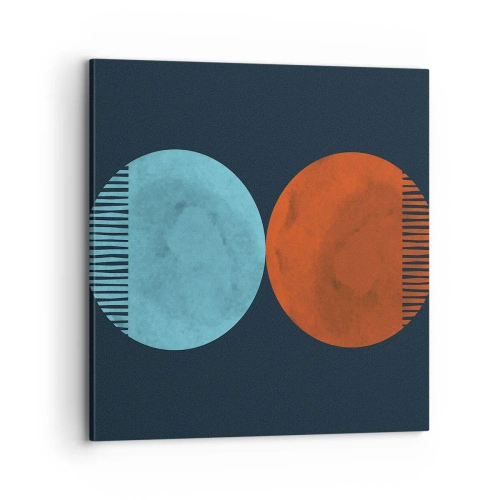 Cuadro sobre lienzo - Impresión de Imagen - ¿Solo geometría? - 70x70 cm