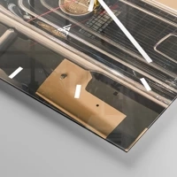 Esfera sin numeración, con rayas