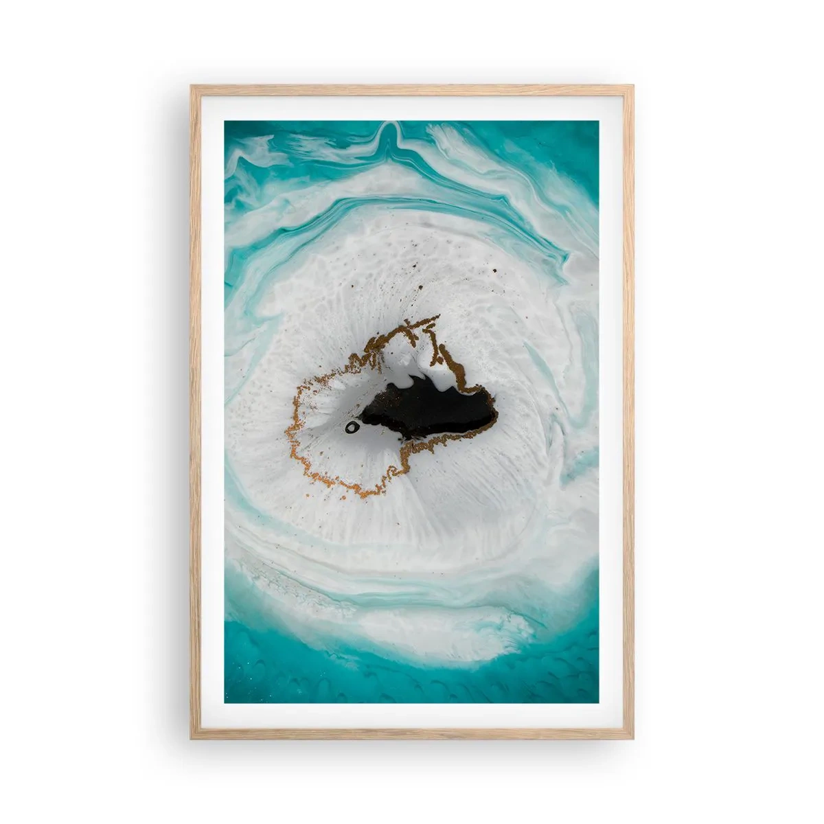 Póster en marco roble claro - Para acceder al interior - 61x91 cm