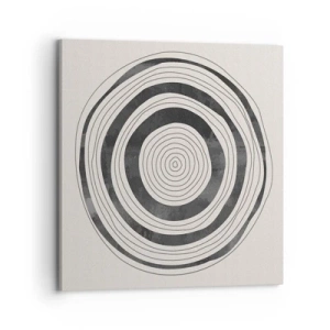 Cuadro sobre lienzo - Impresión de Imagen - Lo importante es lo que hay entre medias - 70x70 cm