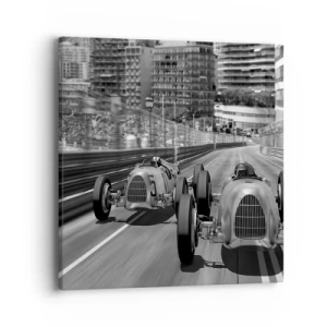 Cuadro sobre lienzo - Impresión de Imagen - Érase una vez en Montecarlo - 40x40 cm