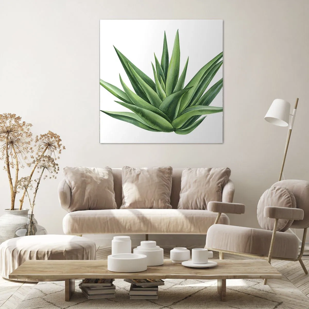 Cuadro sobre lienzo - Impresión de Imagen - Verde - fuerza - vida - 60x60 cm