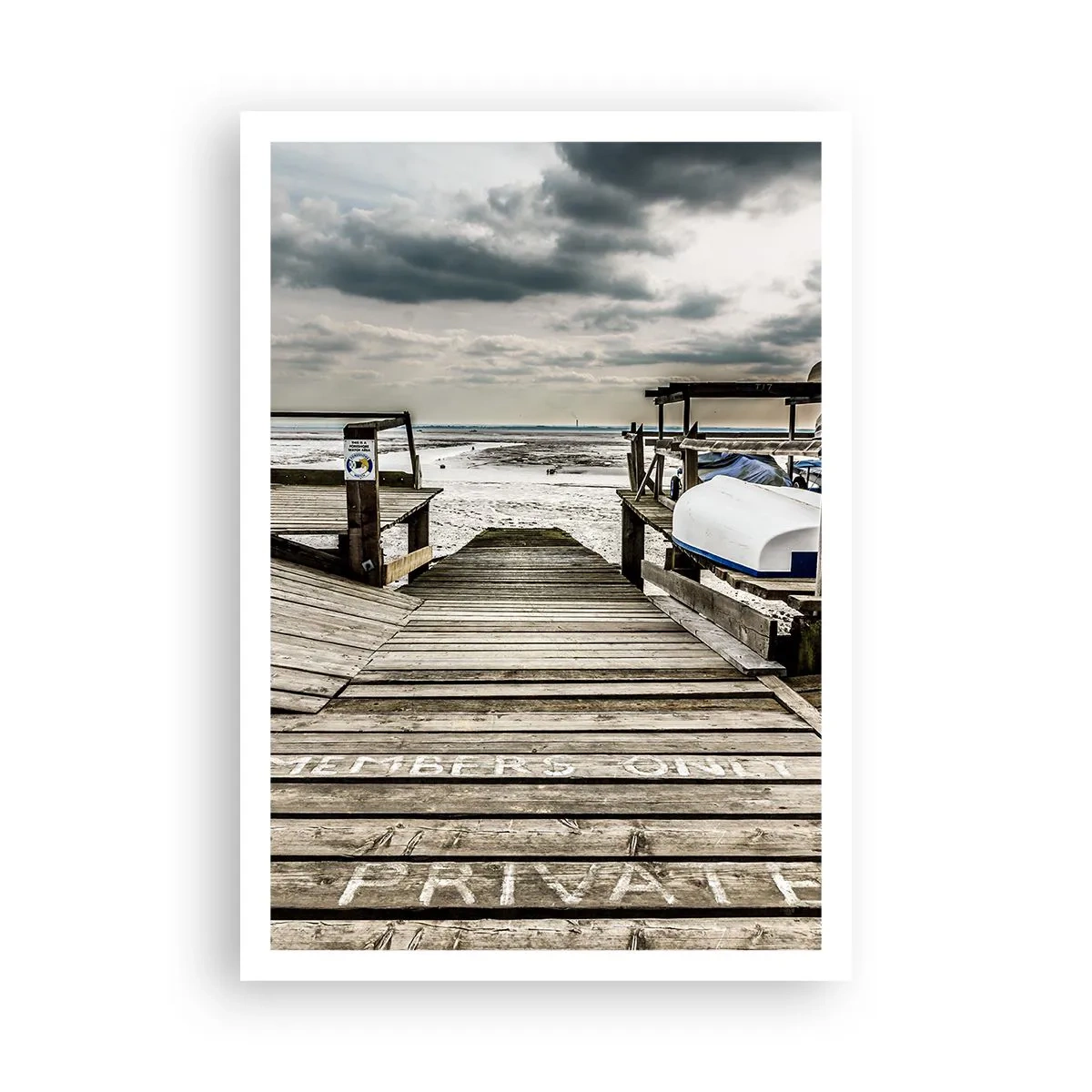Póster - La playa del norte - 70x100 cm
