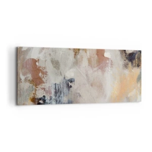 Cuadro sobre lienzo - Impresión de Imagen - Abstracción brumosa - 100x40 cm