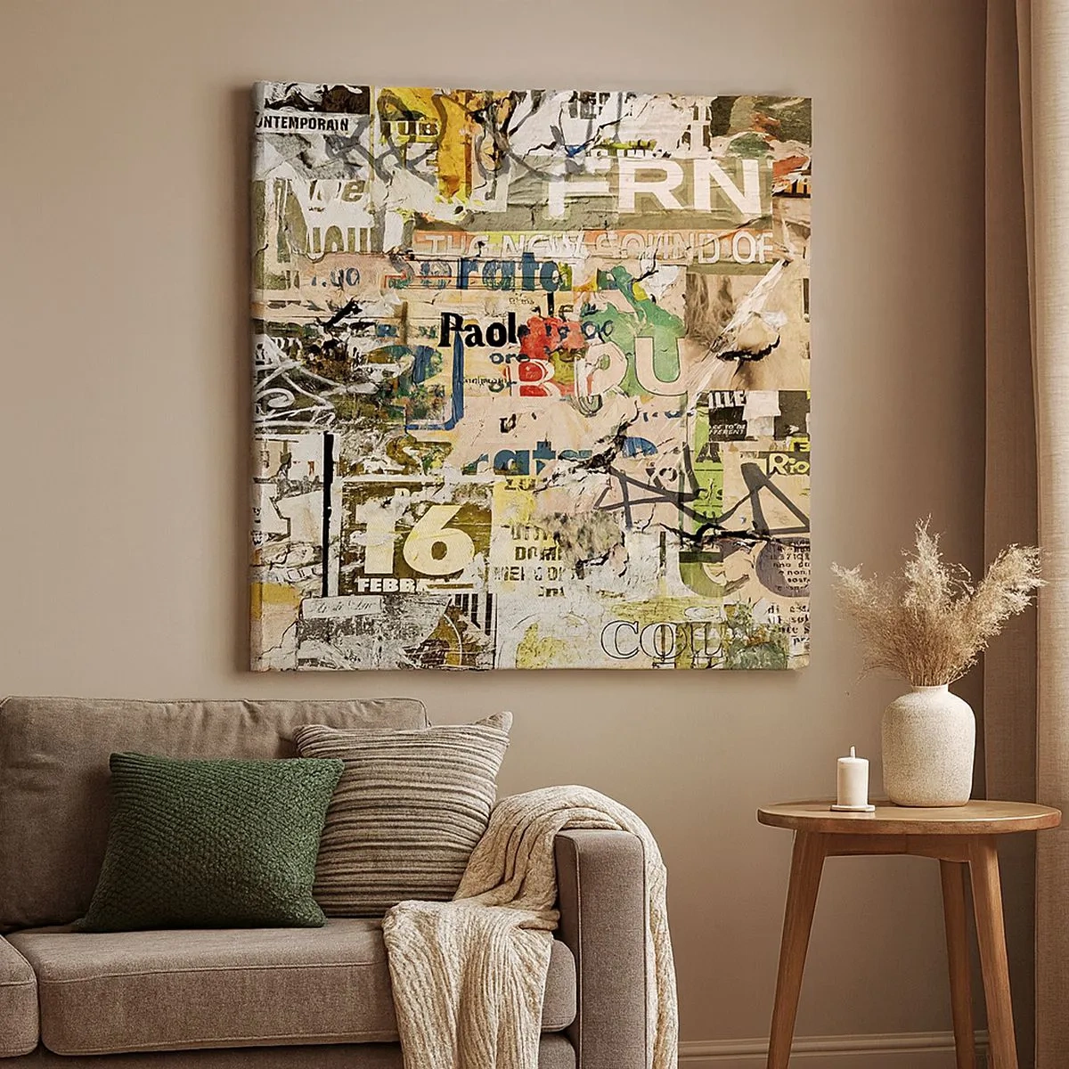 Cuadro sobre lienzo - Impresión de Imagen - Oh, está sucediendo... - 30x30 cm