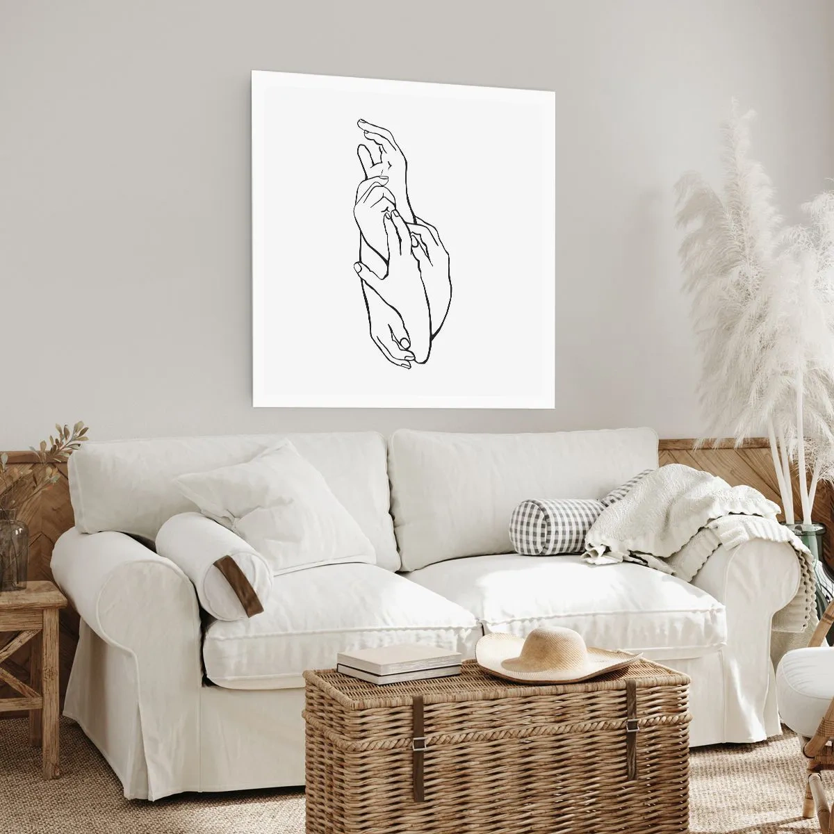 Póster - El tacto - 60x60 cm