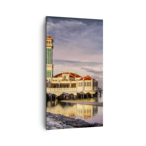 Cuadro sobre lienzo - Impresión de Imagen - Templo de la naturaleza - 45x80 cm