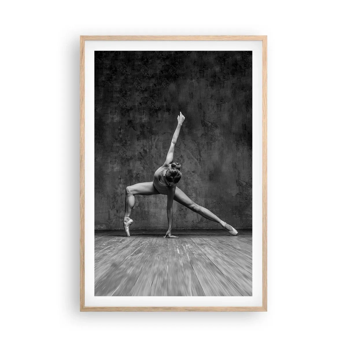 Póster en marco roble claro - Equilibrio perfecto - 61x91 cm