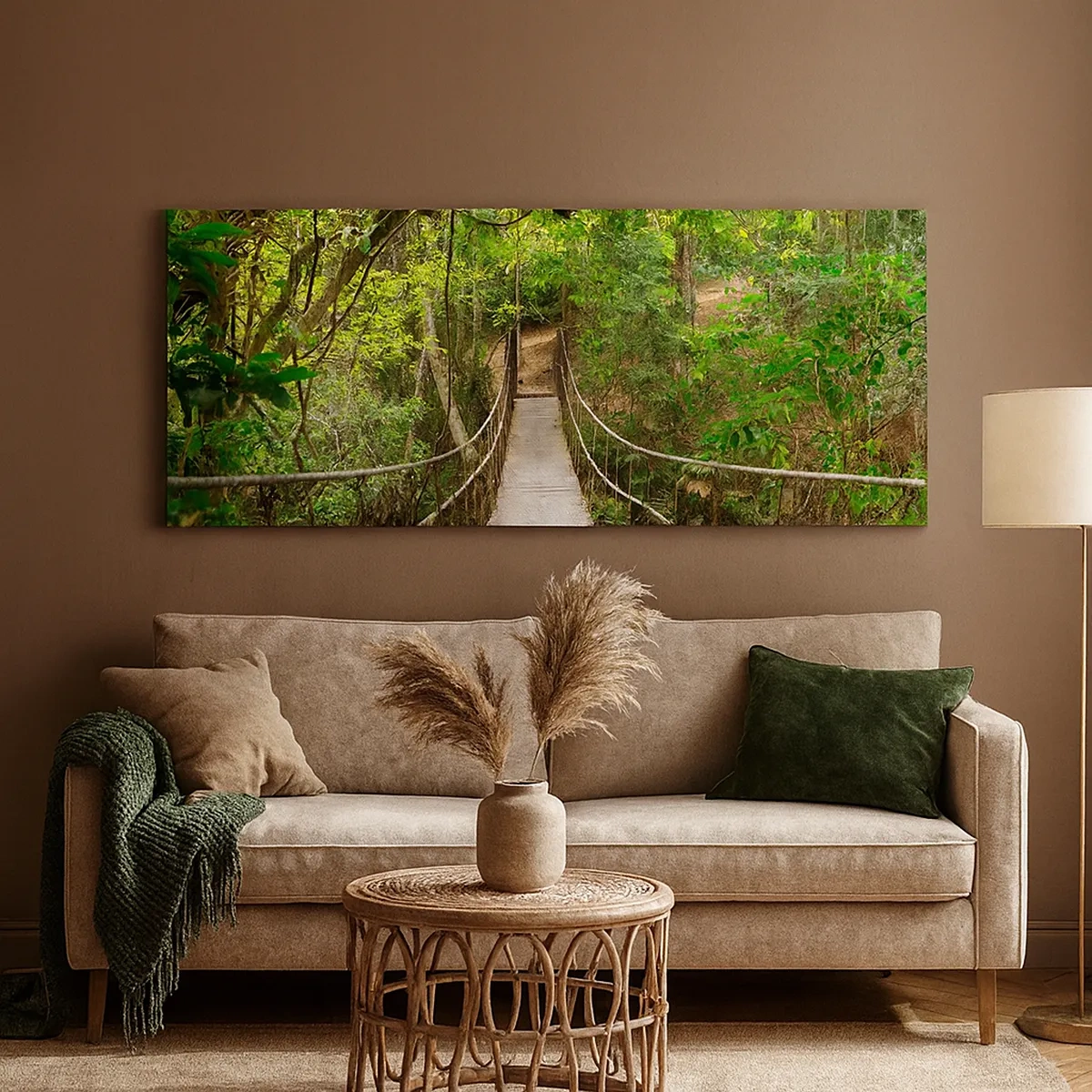 Cuadro sobre lienzo - Impresión de Imagen - Porque la vid crece en el jardín - 30x30 cm