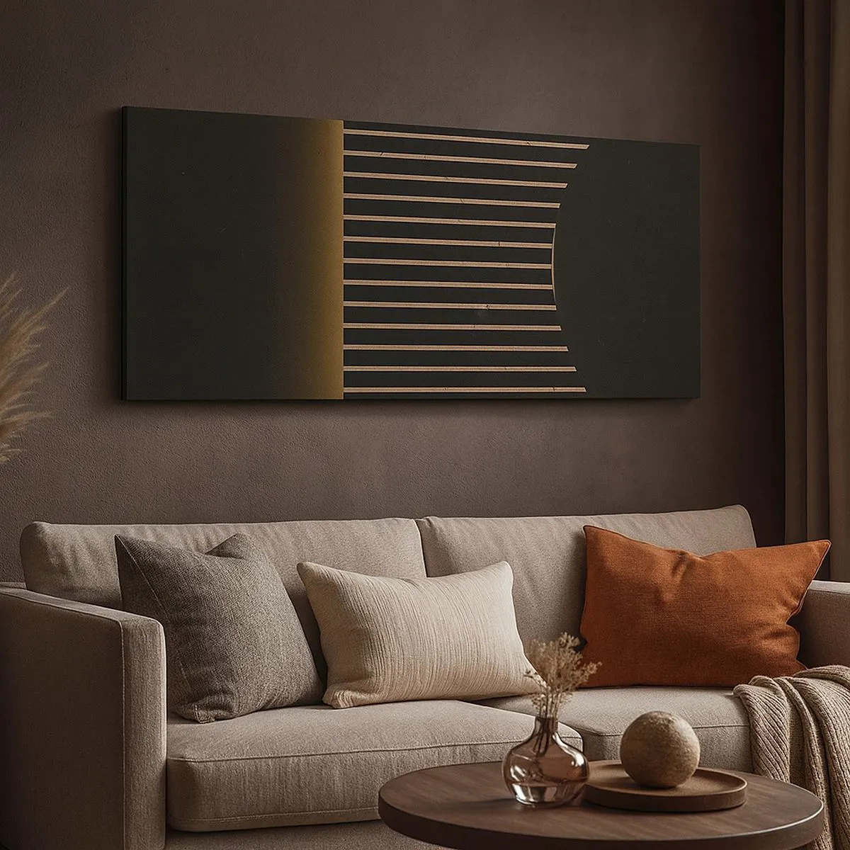 Cuadro sobre lienzo - Impresión de Imagen - Explorar la oscuridad - 100x40 cm