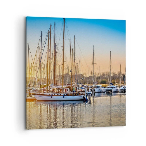 Cuadro sobre lienzo - Impresión de Imagen - El viento debe dormir también - 50x50 cm