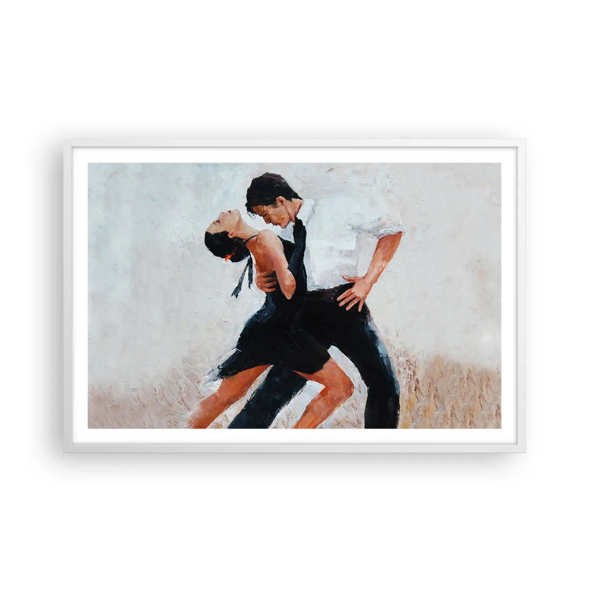 Póster en marco blanco - El tango de mis sueños - 91x61 cm
