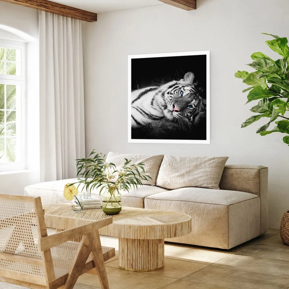 Póster - Salvaje y tranquilo - 60x60 cm