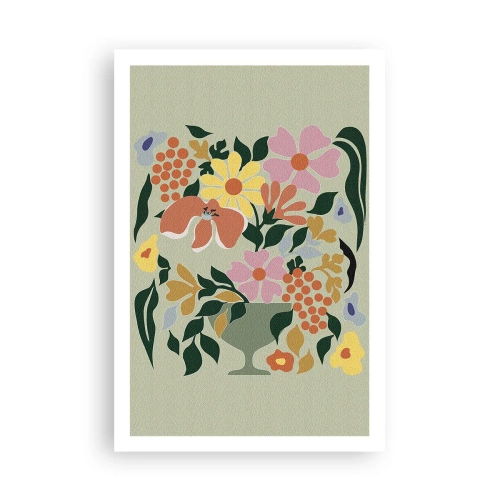 Póster - Un ramo rebosante de vida - 61x91 cm