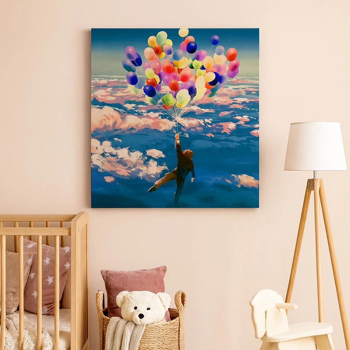 Cuadro sobre lienzo - Impresión de Imagen - Un sueño de infancia hecho realidad - 30x30 cm