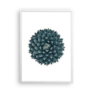 Póster en marco blanco - Estrella del desierto - 50x70 cm