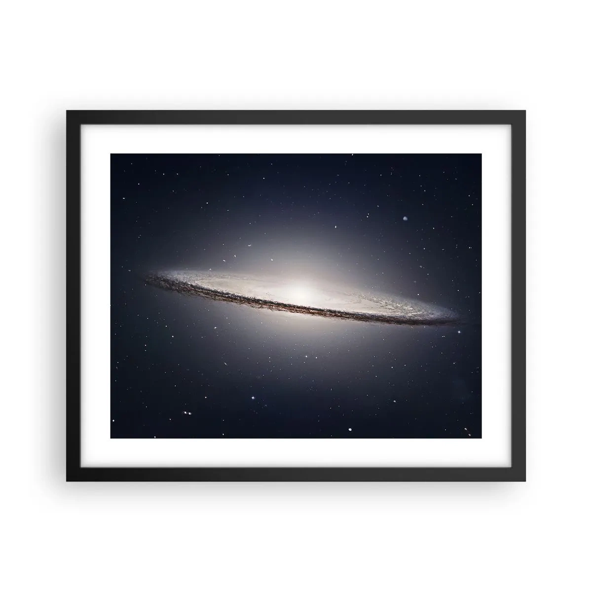Póster en marco negro - Érase una vez en una galaxia muy, muy lejana.... - 50x40 cm