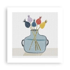 Póster - Como una semilla de amapola - 40x40 cm