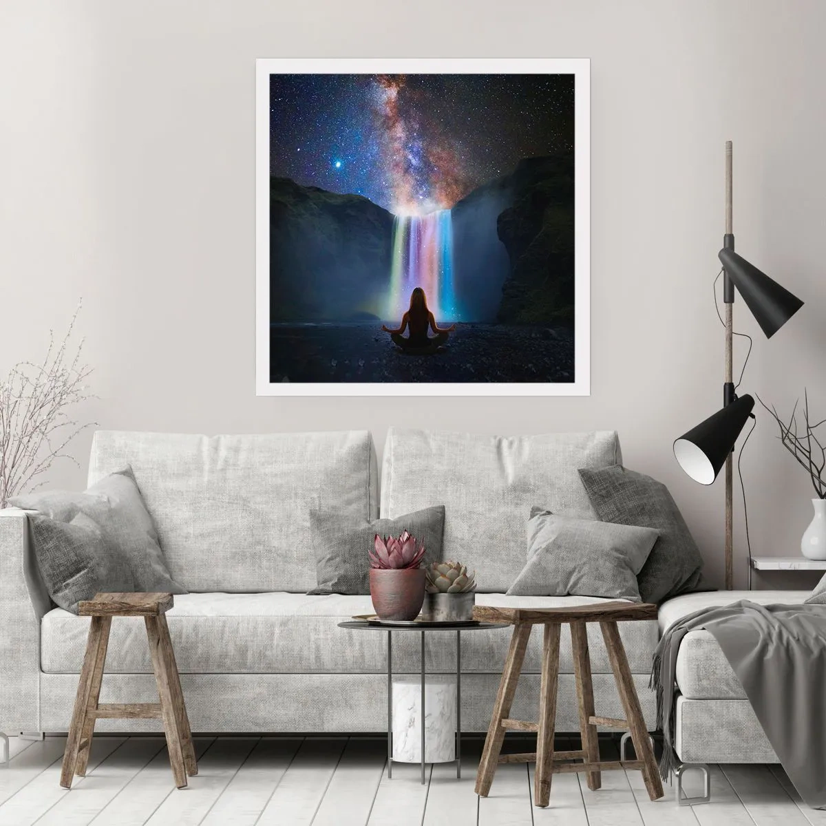 Póster - Armonía absoluta - 40x40 cm