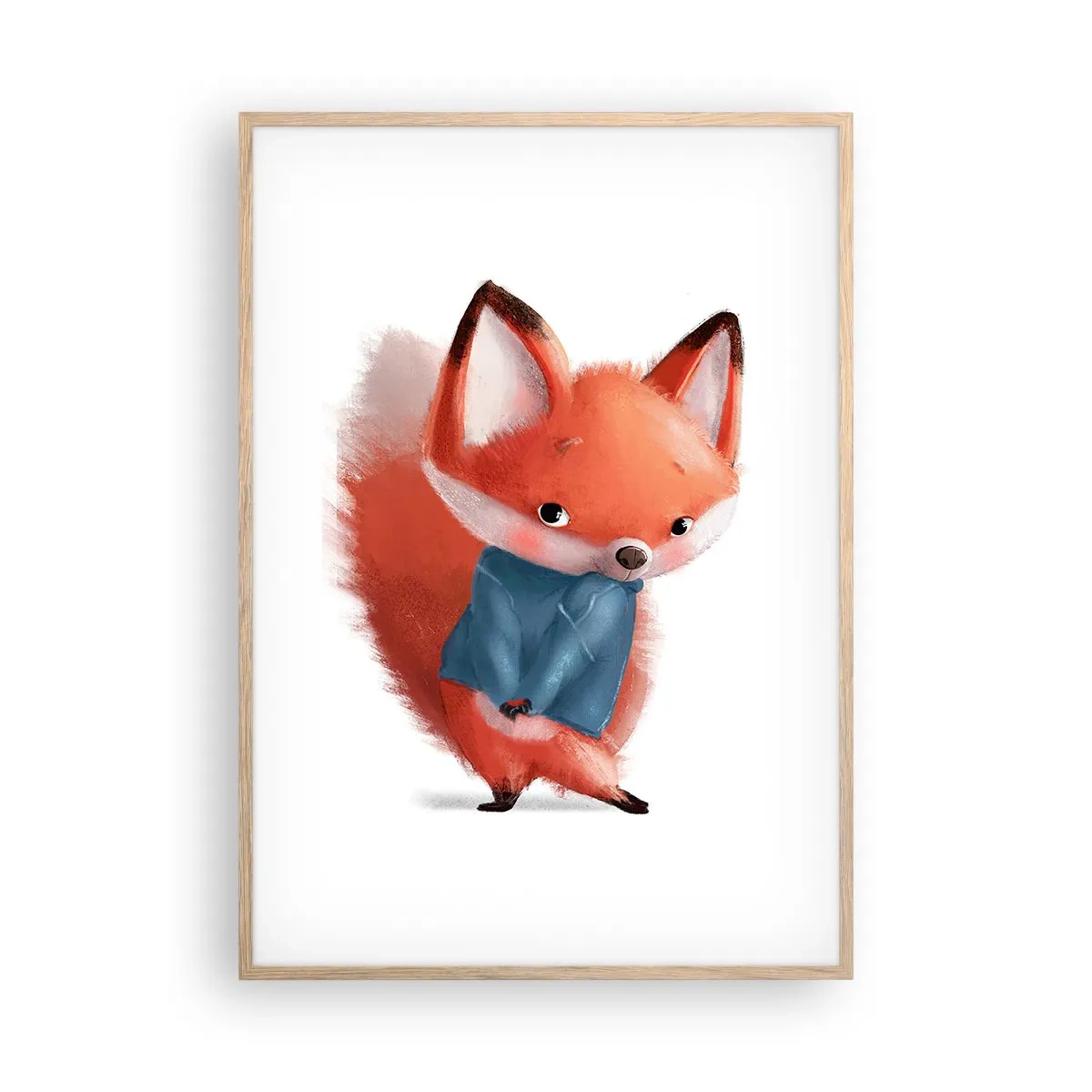 Póster en marco roble claro - ¿Me veo bien con esto? - 70x100 cm