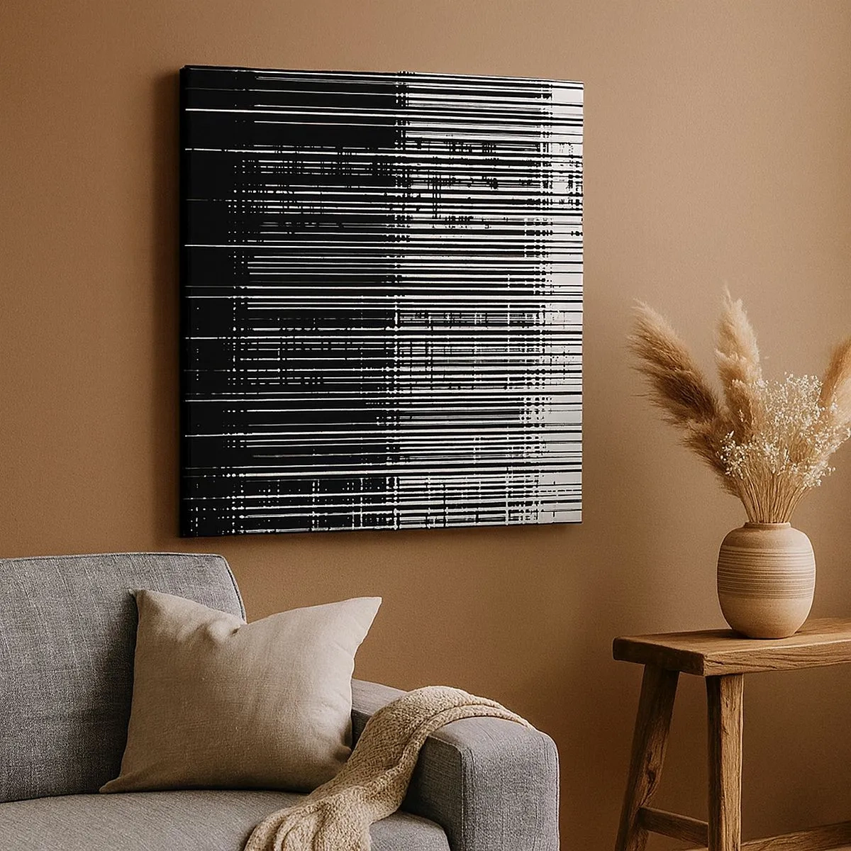 Cuadro sobre lienzo - Impresión de Imagen - Ondas y vibraciones - 30x30 cm