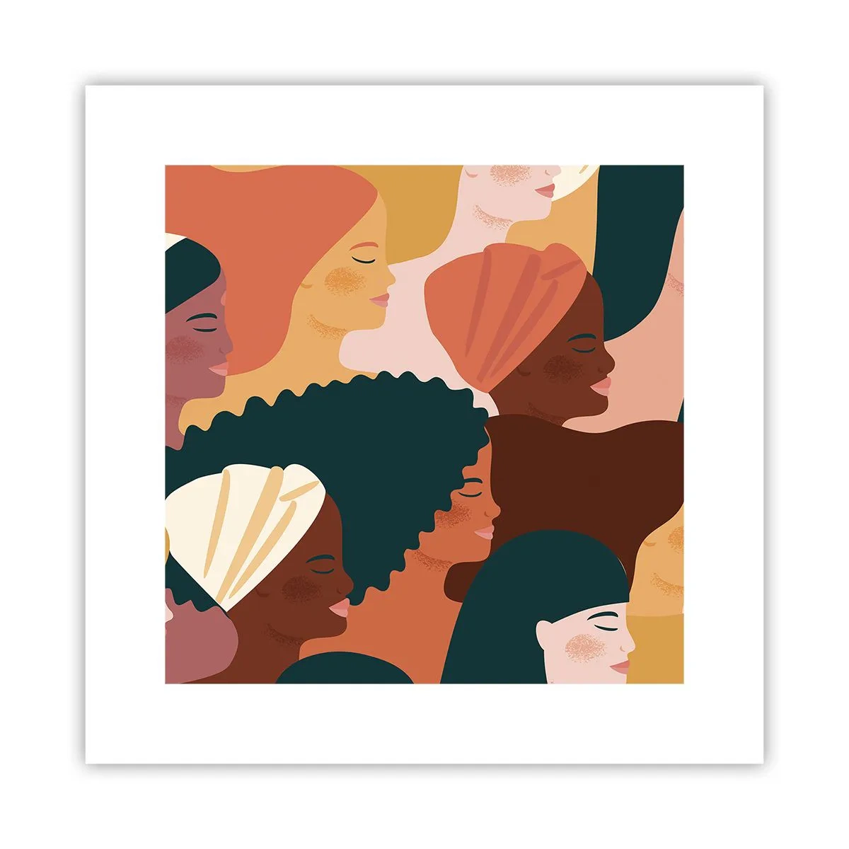 Póster - La feminidad - 30x30 cm