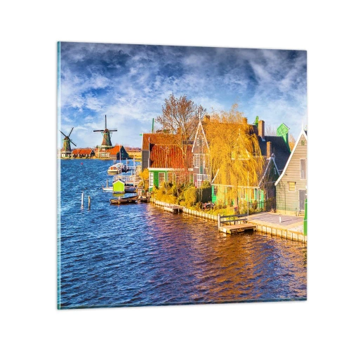 Cuadro sobre vidrio - Impresiones sobre Vidrio - Durante siglos, sin cambios - 50x50 cm