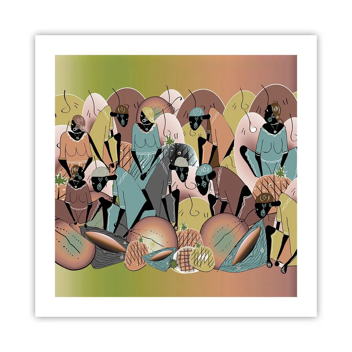 Póster - Se avecina una gran celebración - 50x50 cm