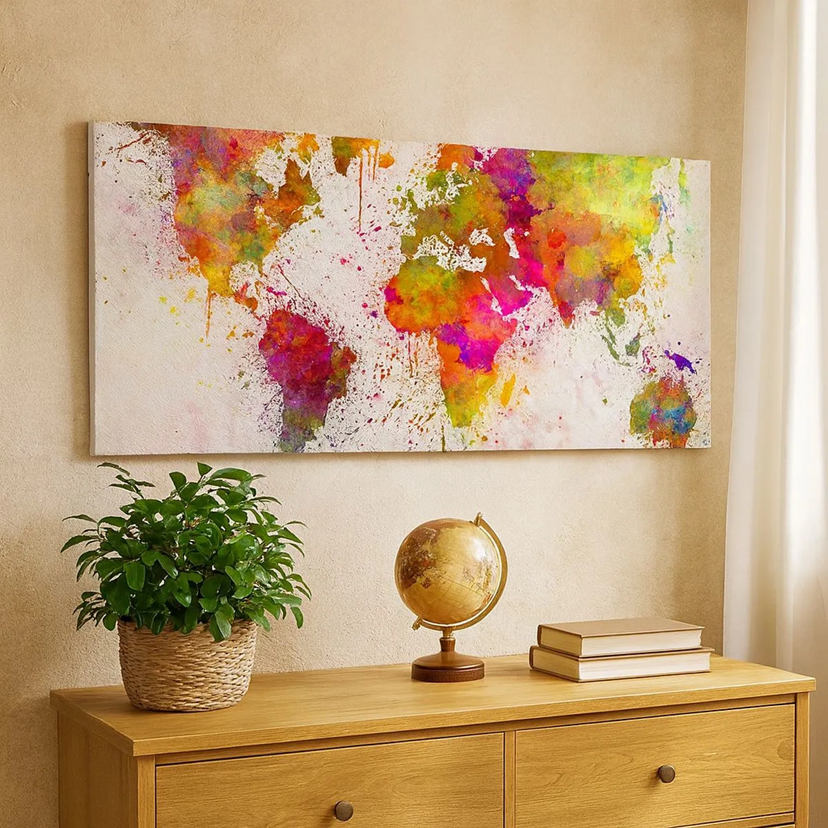 Cuadro sobre lienzo - Impresión de Imagen - De alguna manera, simplemente quedó así - 100x40 cm