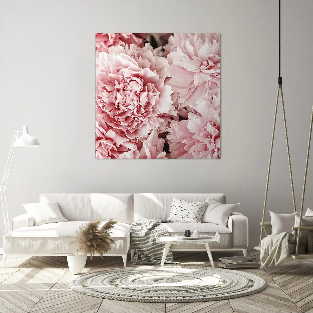 Cuadro sobre lienzo - Impresión de Imagen - Sueño rosa - 30x30 cm
