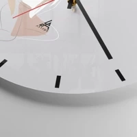 Esfera sin numeración, con rayas