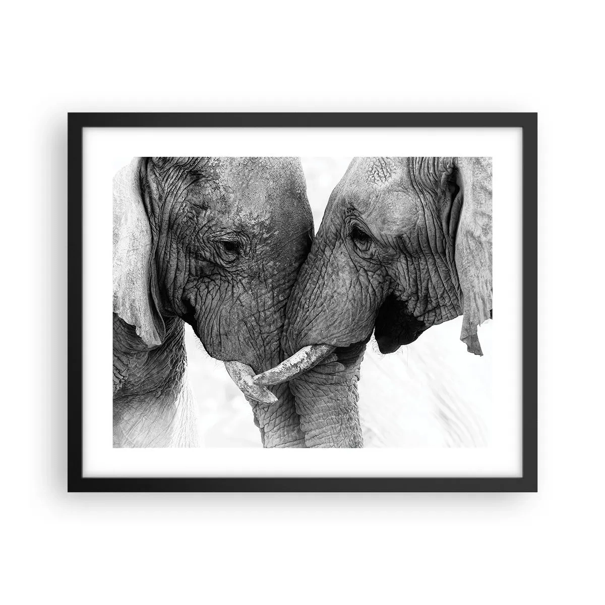 Póster en marco negro - Una confesión sincera - 50x40 cm