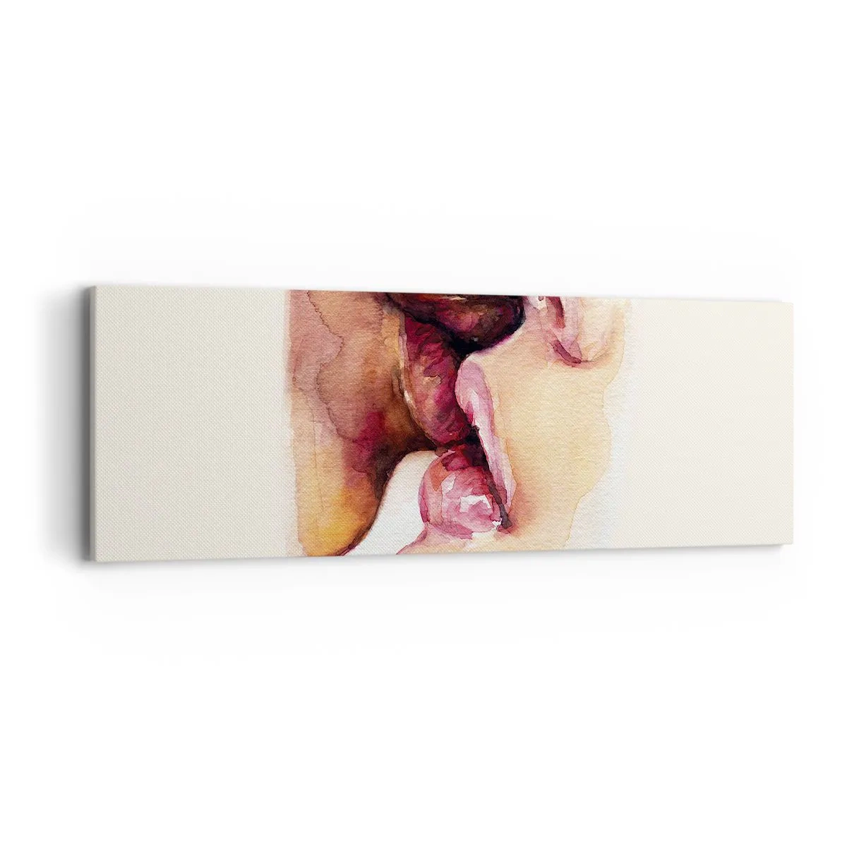 Cuadro sobre lienzo - Impresión de Imagen - Como la noche y el día, la tierra y el cielo - 90x30 cm