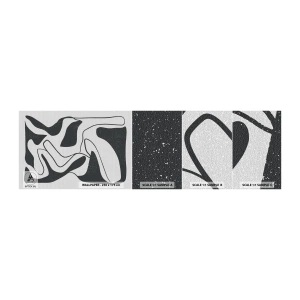 Muestra de fotomural autoadhesivo Deluxe Sticker - Juego abstracto en un laberinto - bohemia, Minimalismo, Pedazo - 100x30 cm