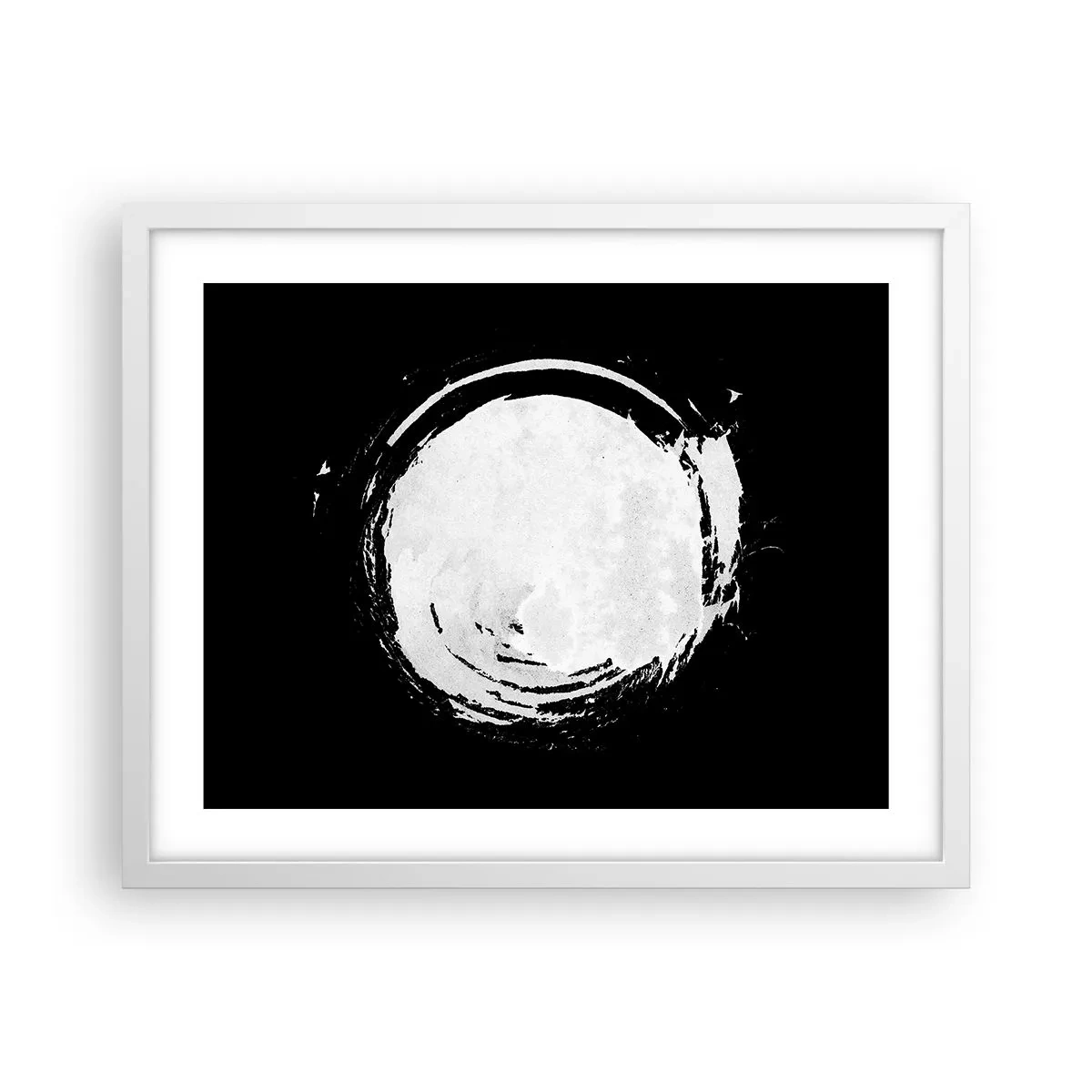 Póster en marco blanco - La buena salida - 50x40 cm