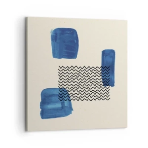 Cuadro sobre lienzo - Impresión de Imagen - Un cuarteto abstracto - 60x60 cm