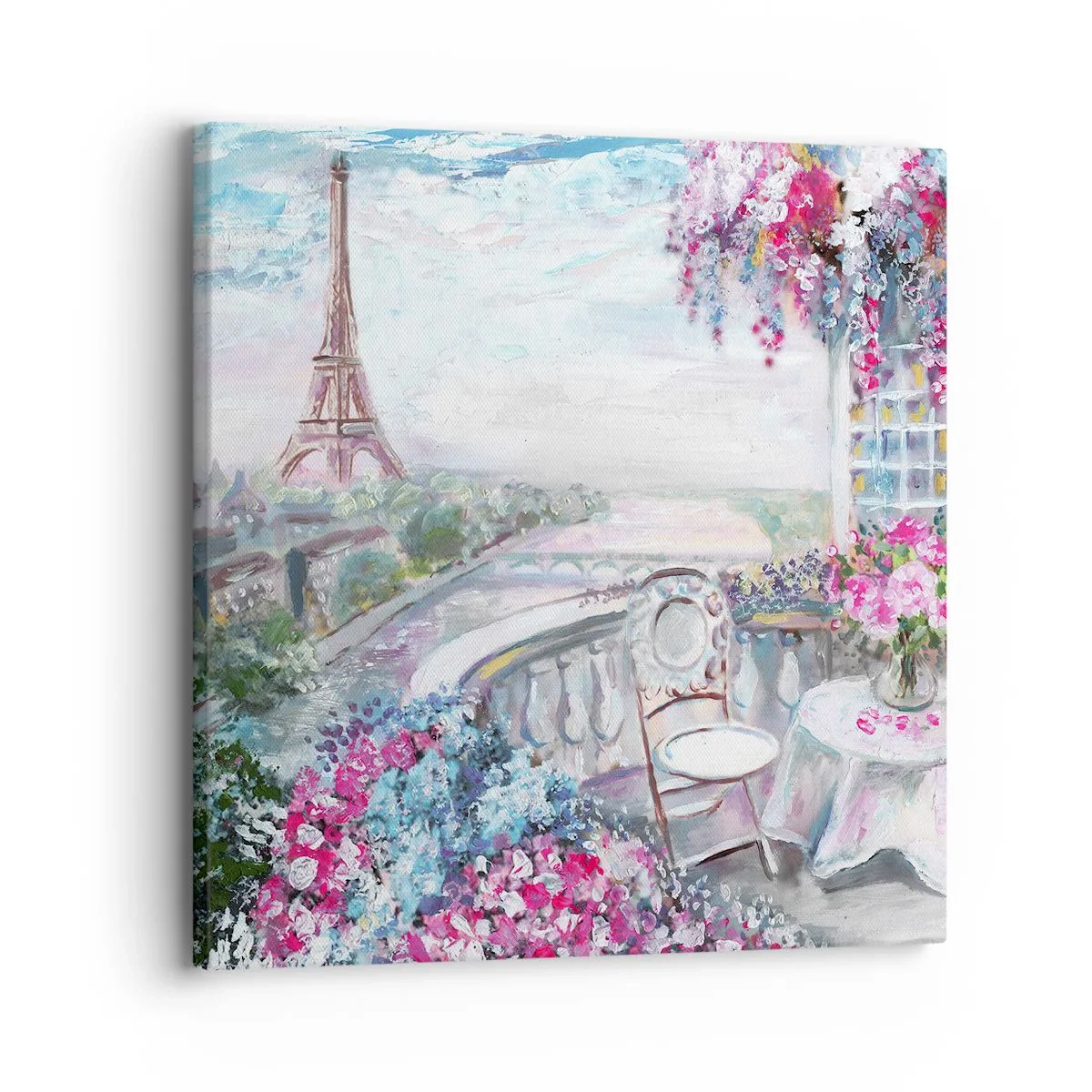 Cuadro sobre lienzo - Impresión de Imagen - Mayo mágico en París - 30x30 cm