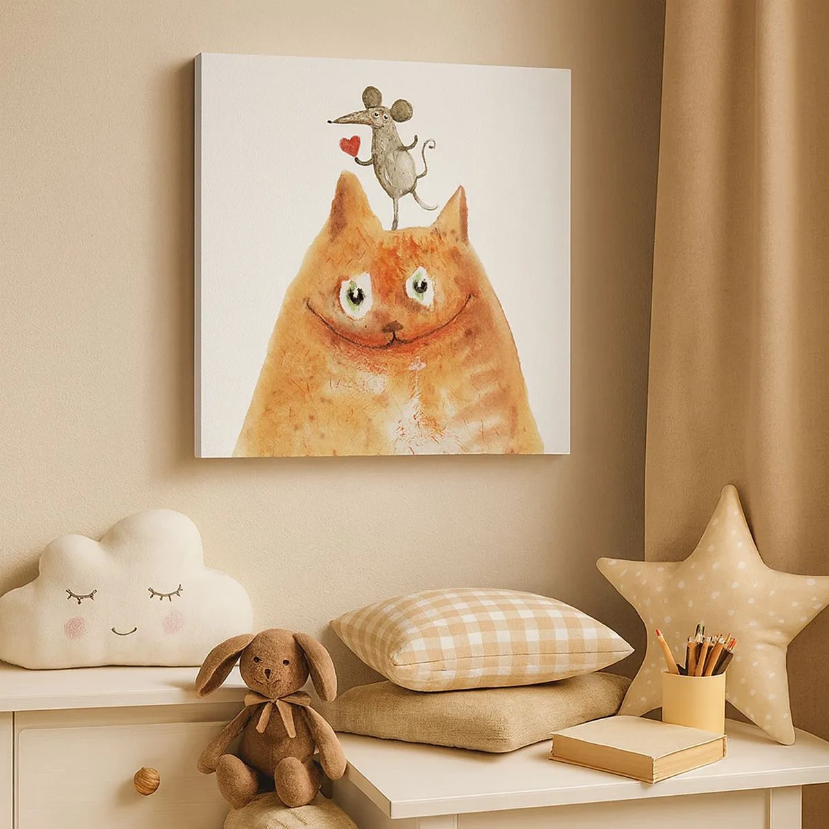 Cuadro sobre lienzo - Impresión de Imagen - Paradojas del amor - 30x30 cm