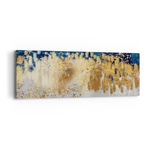Cuadro sobre lienzo - Impresión de Imagen - Composición moderna con chispas - 90x30 cm