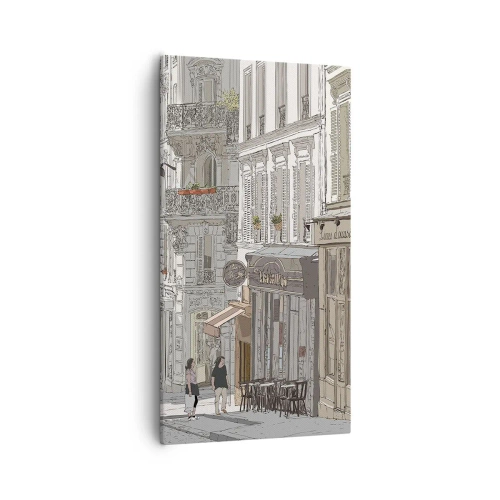 Cuadro sobre lienzo - Impresión de Imagen - Alegrías urbanas - 55x100 cm
