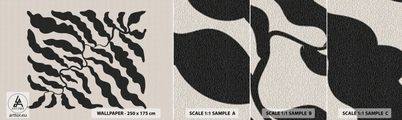 Muestra De Fotomural Standard Eco - La naturaleza de un cuadrado - bohemia, Plantas, Pedazo - 100x30 cm