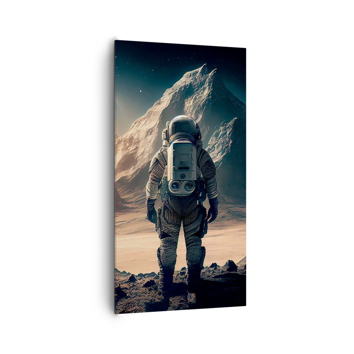 Cuadro sobre lienzo - Impresión de Imagen - Un nuevo reto - 65x120 cm