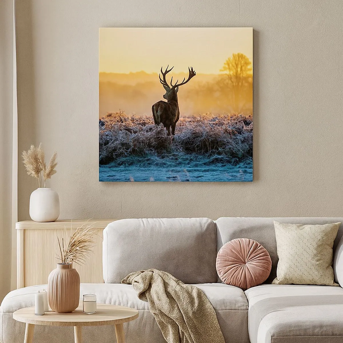 Cuadro sobre lienzo - Impresión de Imagen - Coronado en sus propios dominios - 30x30 cm