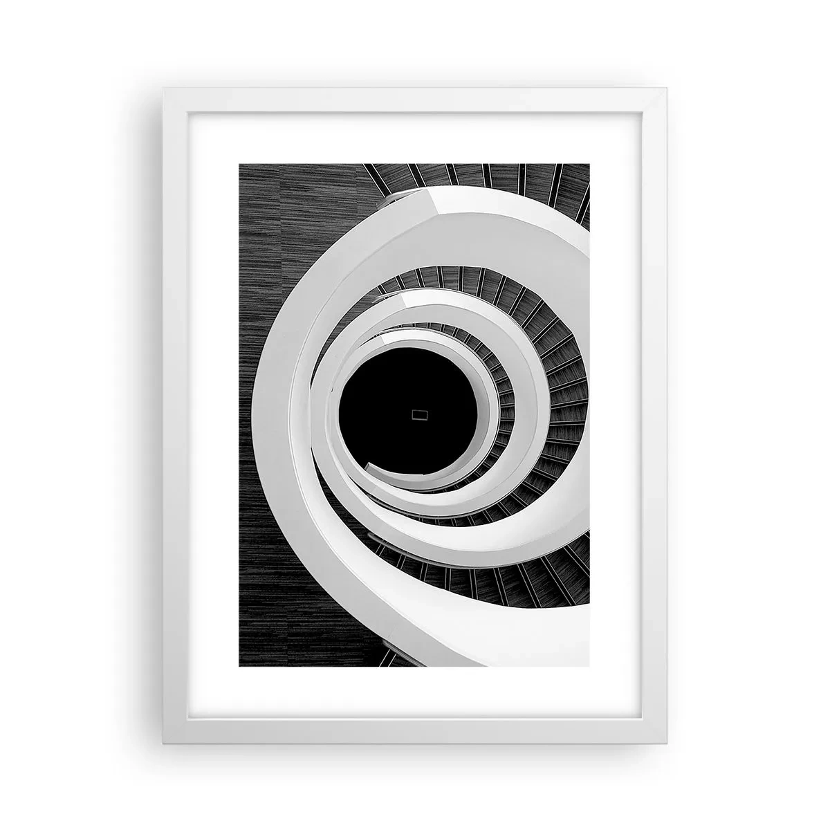 Póster en marco blanco - Hacia el origen - 30x40 cm