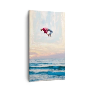 Cuadro sobre lienzo - Impresión de Imagen - A otra dimensión - 45x80 cm