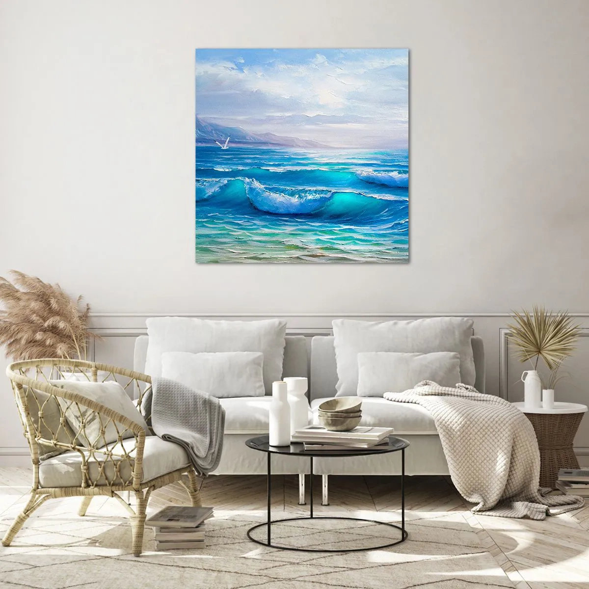 Cuadro sobre vidrio - Impresiones sobre Vidrio - Trae consuelo - 30x30 cm