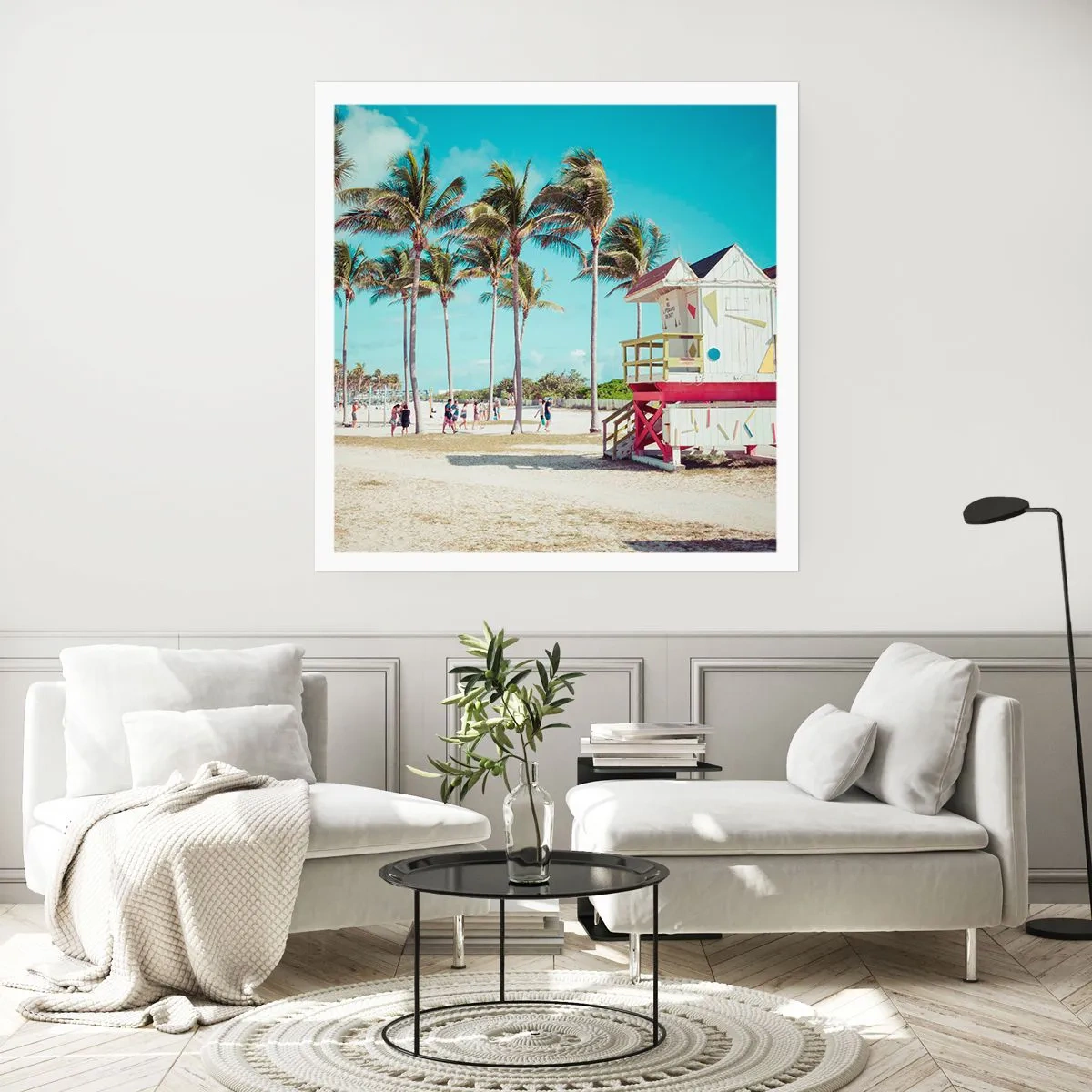 Póster - Un hermoso día por delante - 40x40 cm