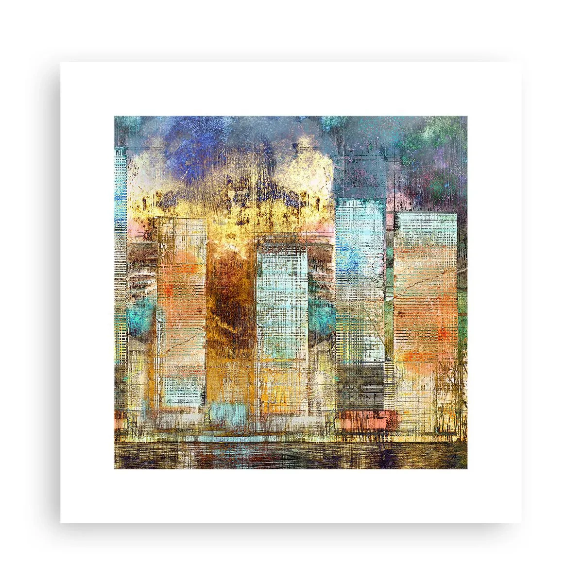 Póster - Metrópolis soleada - 30x30 cm